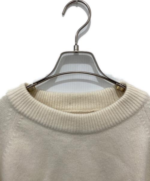 JIL SANDER（ジルサンダー）JIL SANDER (ジルサンダー) サイドスリット ウールニット アイボリー サイズ:50の古着・服飾アイテム
