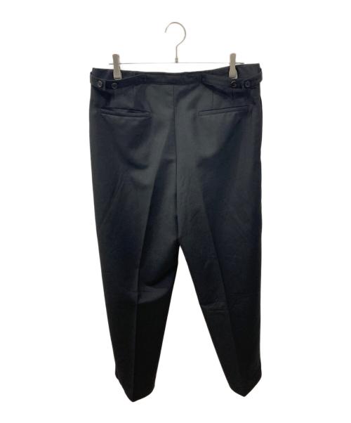 JIL SANDER（ジルサンダー）JIL SANDER (ジルサンダー) クラシックウールトラウザーパンツ ブラック サイズ:48の古着・服飾アイテム