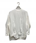 ENFOLDエンフォルド）の古着「SEAM PULLOVER」｜ホワイト