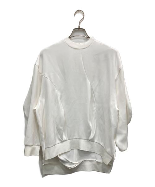 ENFOLD（エンフォルド）ENFOLD (エンフォルド) SEAM PULLOVER ホワイト サイズ:38の古着・服飾アイテム