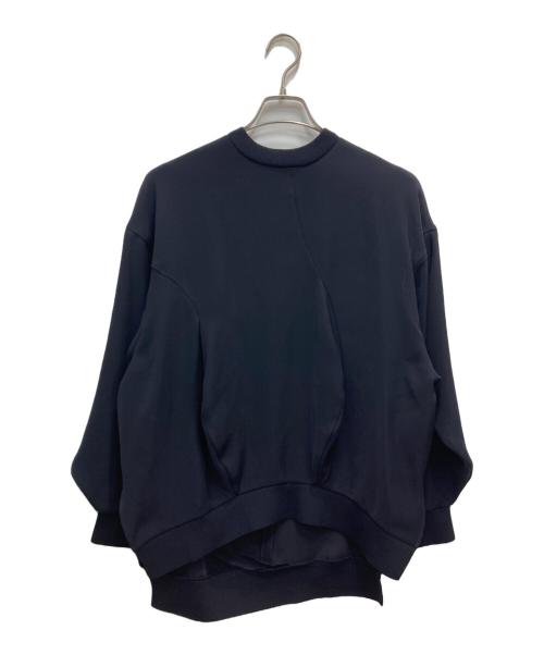 ENFOLD（エンフォルド）ENFOLD (エンフォルド) SEAM PULLOVER ネイビー サイズ:38の古着・服飾アイテム