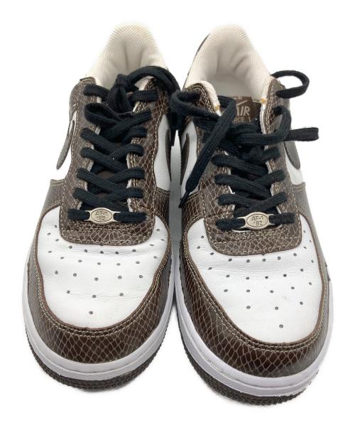 NIKE（ナイキ）NIKE (ナイキ) AIR FORCE 1 LOW PREMIUM ホワイト×ブラウン サイズ:25の古着・服飾アイテム