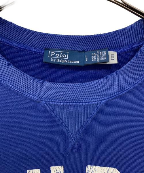 POLO RALPH LAUREN（ポロ・ラルフローレン）POLO RALPH LAUREN (ポロ・ラルフローレン) French Terry Graphic Crewneck ネイビー サイズ:LGの古着・服飾アイテム
