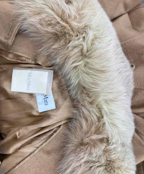 MaxMara（マックスマーラ）MaxMara (マックスマーラ) キャメルコート キャメル サイズ:42の古着・服飾アイテム