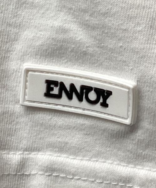 ENNOY（エンノイ）ENNOY (エンノイ) ロゴパッチTシャツ ホワイト サイズ:Lの古着・服飾アイテム