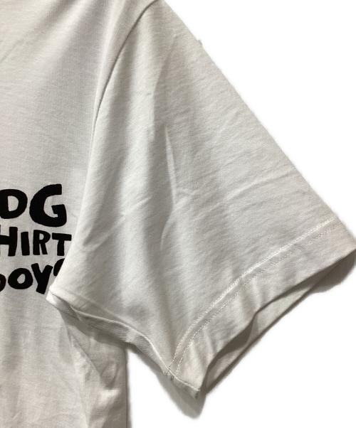 COMME des GARCONS SHIRT BOYS（コムデギャルソンシャツボーイズ）COMME des GARCONS SHIRT BOYS (コムデギャルソンシャツボーイズ) プリントTシャツ ホワイト サイズ:Mの古着・服飾アイテム