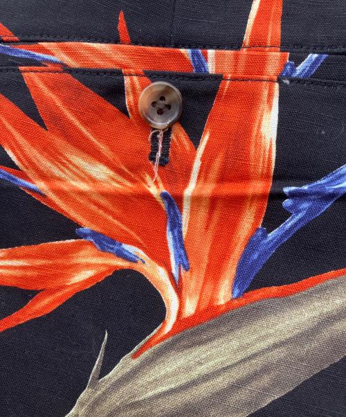 WACKO MARIA（ワコマリア）WACKO MARIA (ワコマリア) ボタニカル ショートパンツ ブラック サイズ:Ｍの古着・服飾アイテム