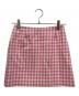 AMI Alexandre Mattiussi（アミアレクサンドルマテュッシ）の古着「チェックミニスカート」｜ピンク