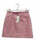 AMI Alexandre Mattiussi (アミアレクサンドルマテュッシ) チェックミニスカート ピンク サイズ:34 未使用品：7000円