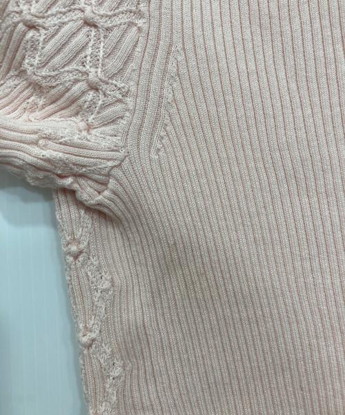 CHANEL（シャネル）CHANEL (シャネル) シルクコットンタイトニット ライトピンク サイズ:36の古着・服飾アイテム