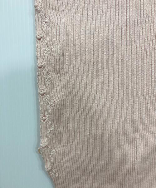 CHANEL（シャネル）CHANEL (シャネル) シルクコットンタイトニット ライトピンク サイズ:36の古着・服飾アイテム
