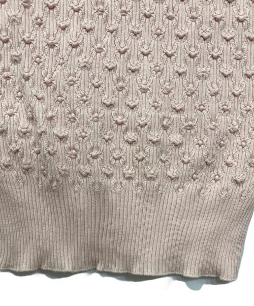 CHANEL（シャネル）CHANEL (シャネル) シルクコットンタイトニット ライトピンク サイズ:36の古着・服飾アイテム