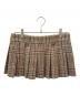MIU MIU（ミュウミュウ）の古着「Houndstooth check skirt」｜ベージュ