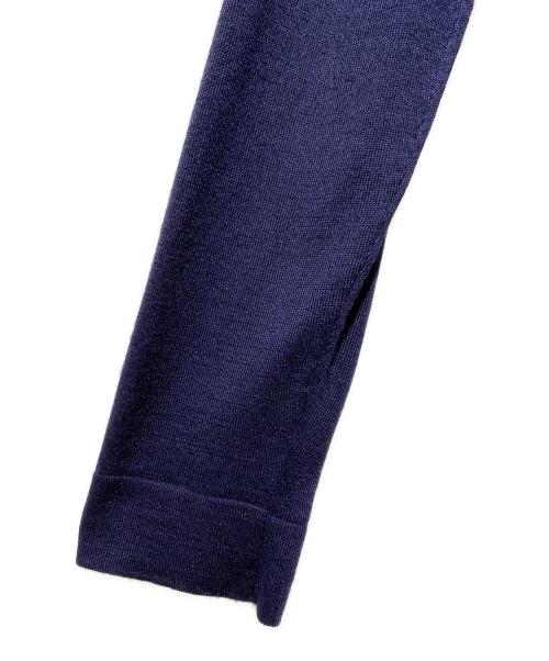 HERMES（エルメス）HERMES (エルメス) ツイルレーヌ Vネックニット ネイビー サイズ:36の古着・服飾アイテム
