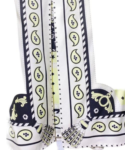 HERMES（エルメス）HERMES (エルメス) ツイルレーヌ/シルクスカート イエロー サイズ:38の古着・服飾アイテム