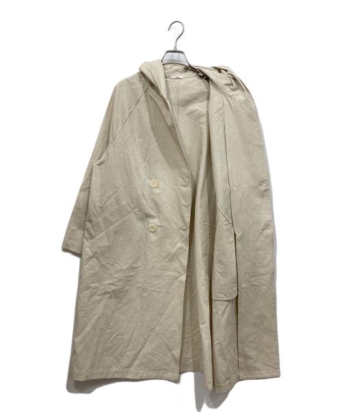 HAU（ハウ）HAU (ハウ) キャンバスコート ベージュ サイズ:Freeの古着・服飾アイテム