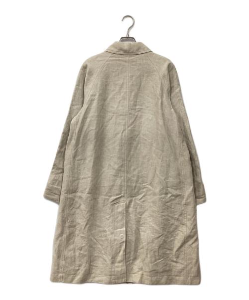 MARGARET HOWELL（マーガレットハウエル）MARGARET HOWELL (マーガレットハウエル) ステンカラーリネンコート ベージュ サイズ:2の古着・服飾アイテム