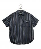 POST O'ALLSポストオーバーオールズ）の古着「New Basic Pullover Shirt」｜ネイビー