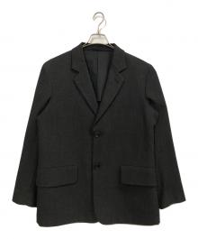 MARGARET HOWELL（マーガレットハウエル）の古着「ウールフラップジャケット」｜グレー