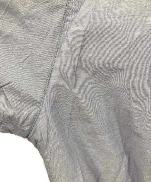 TRANS WORK（トランスワーク）TRANS WORK (トランスワーク) ウィンディーボイルノーカラージャケット パープル サイズ:38の古着・服飾アイテム