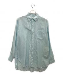 KAPTAIN SUNSHINE（キャプテンサンシャイン）の古着「Polocollar Shirt」｜スカイブルー