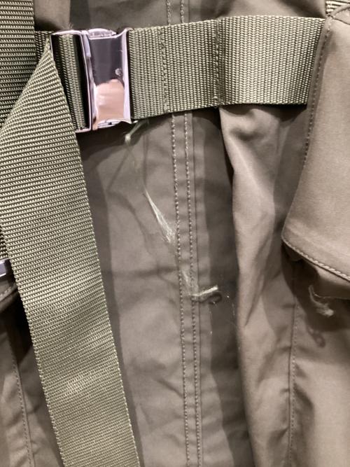 ALMOSTBLACK（オールモストブラック）ALMOSTBLACK (オールモストブラック) MILITARY BIG VEST オリーブ サイズ:2の古着・服飾アイテム