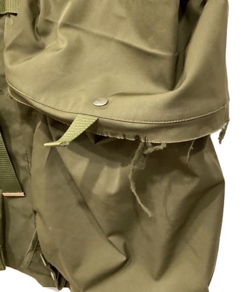 ALMOSTBLACK（オールモストブラック）ALMOSTBLACK (オールモストブラック) MILITARY BIG VEST オリーブ サイズ:2の古着・服飾アイテム