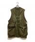 ALMOSTBLACK（オールモストブラック）の古着「MILITARY BIG VEST」｜オリーブ