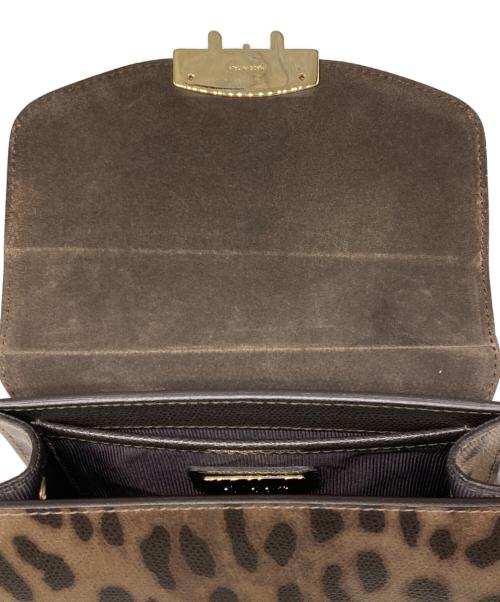 FURLA（フルラ）FURLA (フルラ) メトロポリス チェーンショルダーバッグ ブラウンの古着・服飾アイテム