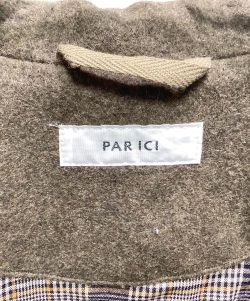 PAR ICI（パーリッシィ）PAR ICI (パーリッシィ) ソフトメルトン ZIPショートコート オリーブ サイズ:Size Fの古着・服飾アイテム