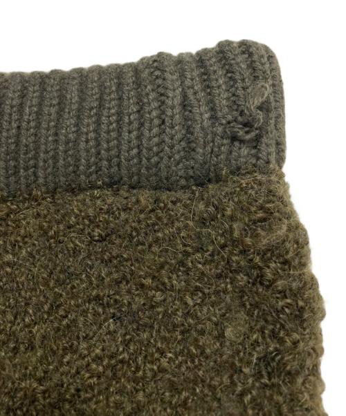 JOHN SMEDLEY（ジョンスメドレー）JOHN SMEDLEY (ジョンスメドレー) アルパカカシミヤスカート オリーブ サイズ:SIZE Mの古着・服飾アイテム