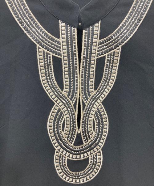 VIVIENNE TAM（ヴィヴィアンタム）VIVIENNE TAM (ヴィヴィアンタム) 七分袖ワンピース ブラックの古着・服飾アイテム