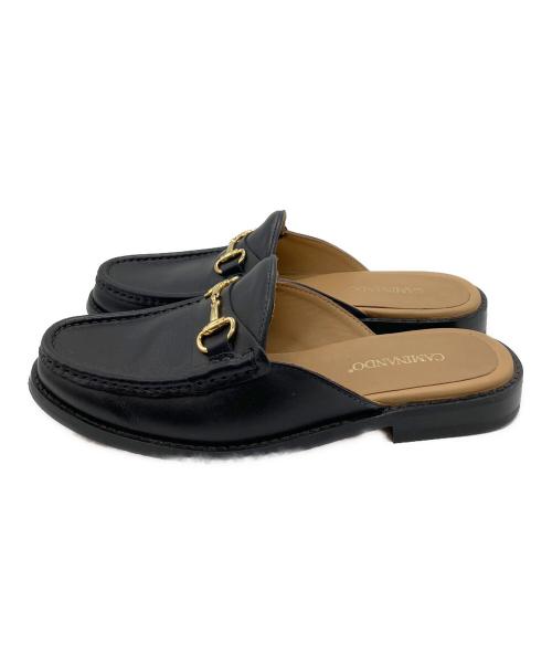 Caminando（カミナンド）Caminando (カミナンド) 別注 DOUBLE BACKLE サンダル ブラック サイズ:SIZE 6の古着・服飾アイテム