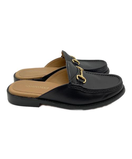 Caminando（カミナンド）Caminando (カミナンド) 別注 DOUBLE BACKLE サンダル ブラック サイズ:SIZE 6の古着・服飾アイテム