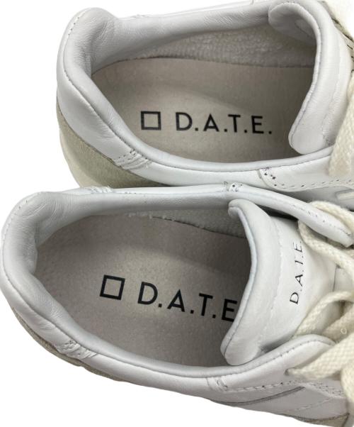 D.A.T.E.（デイト）D.A.T.E. (デイト) ローカットスニーカー ホワイト サイズ:22.5の古着・服飾アイテム