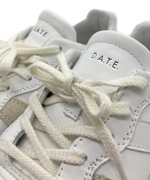 D.A.T.E.（デイト）D.A.T.E. (デイト) ローカットスニーカー ホワイト サイズ:22.5の古着・服飾アイテム