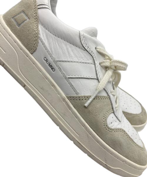 D.A.T.E.（デイト）D.A.T.E. (デイト) ローカットスニーカー ホワイト サイズ:22.5の古着・服飾アイテム