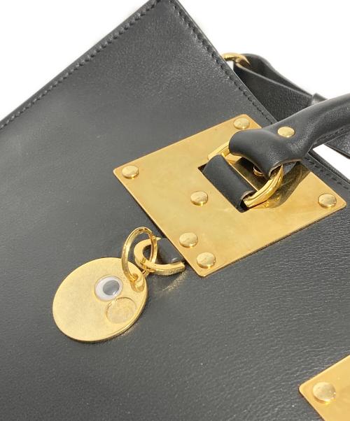 sophie hulme（ソフィーヒュルム）sophie hulme (ソフィーヒュルム) 2WAYショルダーバッグ ブラックの古着・服飾アイテム