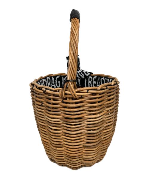 ebagos（エバゴス）ebagos (エバゴス) カゴバッグ/空飛ぶカゴ ブラウン×ブラックの古着・服飾アイテム