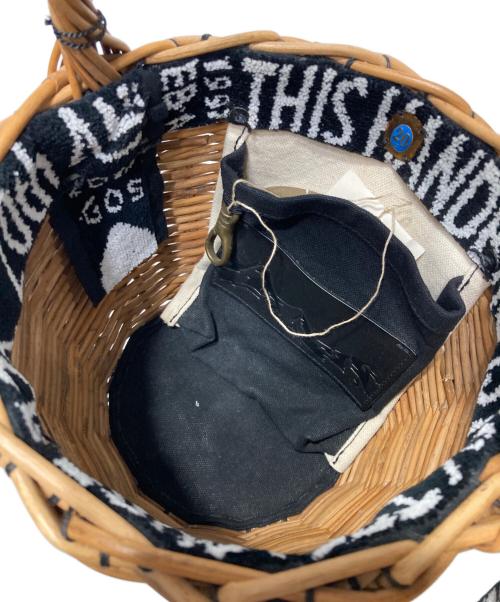 ebagos（エバゴス）ebagos (エバゴス) カゴバッグ/空飛ぶカゴ ブラウン×ブラックの古着・服飾アイテム