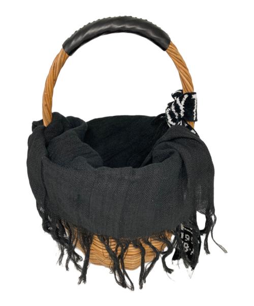 ebagos（エバゴス）ebagos (エバゴス) カゴバッグ/空飛ぶカゴ ブラウン×ブラックの古着・服飾アイテム