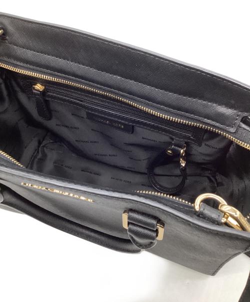 MICHAEL KORS（マイケル・コース）MICHAEL KORS (マイケル・コース) 2WAYショルダーバッグ ブラックの古着・服飾アイテム