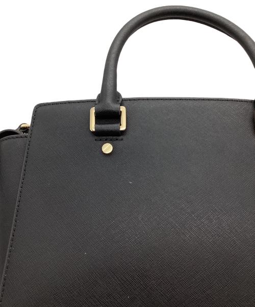 MICHAEL KORS（マイケル・コース）MICHAEL KORS (マイケル・コース) 2WAYショルダーバッグ ブラックの古着・服飾アイテム