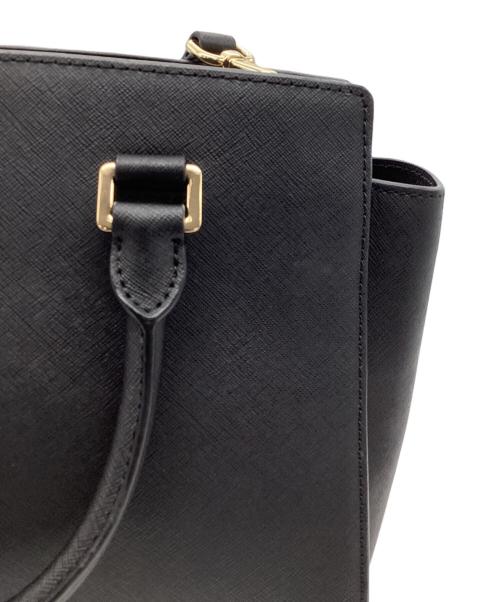 MICHAEL KORS（マイケル・コース）MICHAEL KORS (マイケル・コース) 2WAYショルダーバッグ ブラックの古着・服飾アイテム