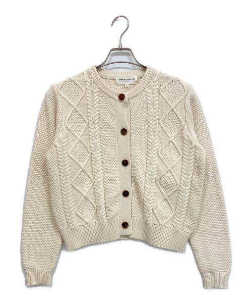 DEMY BY DEMYLEE（デミー バイ デミリー）DEMY BY DEMYLEE (デミー バイ デミリー) ANDREN CARDIGAN アイボリー サイズ:XSの古着・服飾アイテム