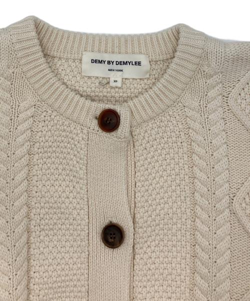 DEMY BY DEMYLEE（デミー バイ デミリー）DEMY BY DEMYLEE (デミー バイ デミリー) ANDREN CARDIGAN アイボリー サイズ:XSの古着・服飾アイテム