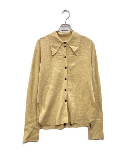 TODAYFUL（トゥデイフル）TODAYFUL (トゥデイフル) ハイゲージニットシャツ イエロー サイズ:Freeの古着・服飾アイテム