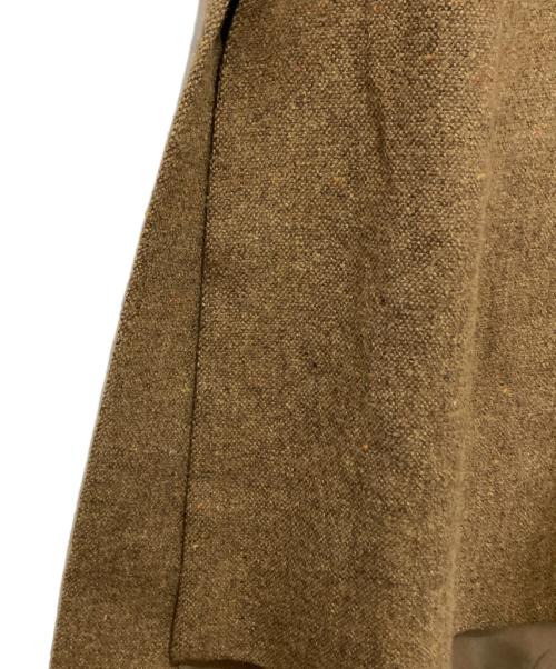 Louren（ローレン）Louren (ローレン) waist shape color nep tweedjacket ブラウン サイズ:FREEの古着・服飾アイテム