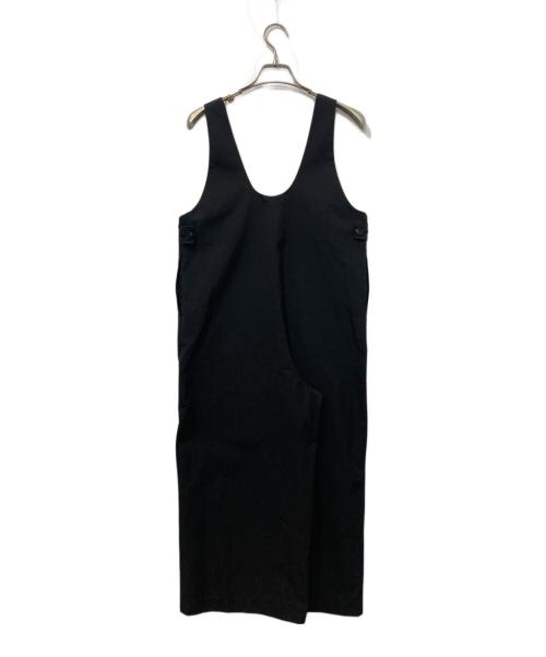 machatt（マチャット）machatt (マチャット) Uネックオールインワン ブラック サイズ:Fの古着・服飾アイテム