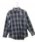 ST JOHN'S BAY（セントジョンズベイ）の古着「90’S ブロックチェック ヘビーネルシャツ」｜グレー